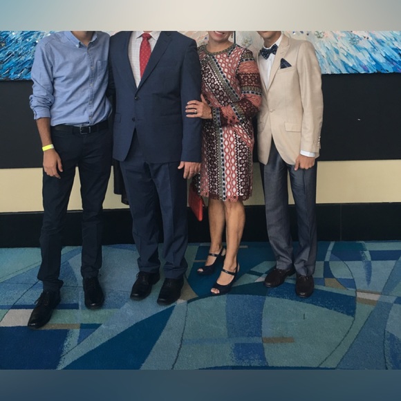 Runway Fall 2016  Tory Burch Metallic Ribbon Guipure Crochet Dress - Picture 7 of 7